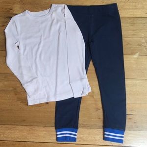 NWT Gymboree Girls Long sleeve shirt and pant out